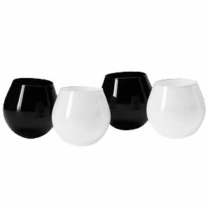 LSA Hula Mono Shot Glasses 1.8oz / 50ml (Pack of 4)