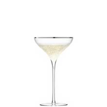 LSA SAVOY Champagne Saucers Platinum 8.8oz / 250ml (Set of 2) LSA SAVOY Champagne Saucers Platinum 8.8oz / 250ml (Set of 2) Image