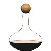 sagaform Wine Carafe with Oak Stopper 70oz / 2ltr (Single) sagaform Wine Carafe with Oak Stopper 70oz / 2ltr (Single) Image