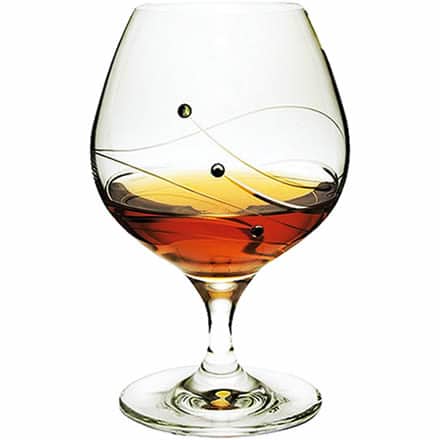 Dartington Crystal Glitz Brandy/Liqueur Glasses 12oz / 345ml (Set of 2)