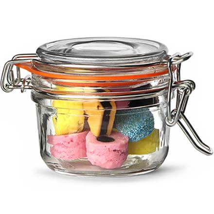 Genware Glass Terrine Jars 4oz / 125ml (Case of 12)