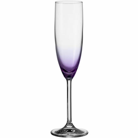 LEONARDO Daily Colours Champagne Flute Lilac 7.4oz / 210ml (Single)