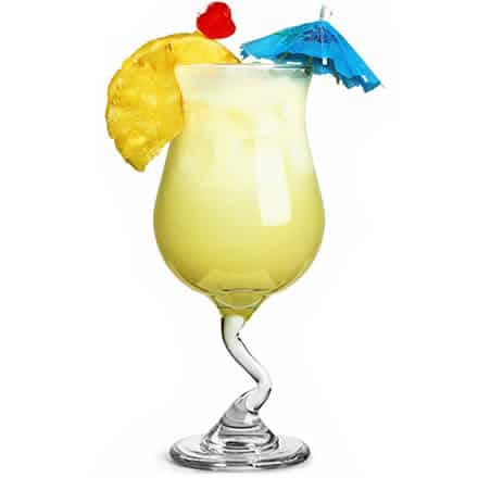 Libbey Z-Stem Pina Colada Glasses 13.4oz / 380ml (Set of 4)