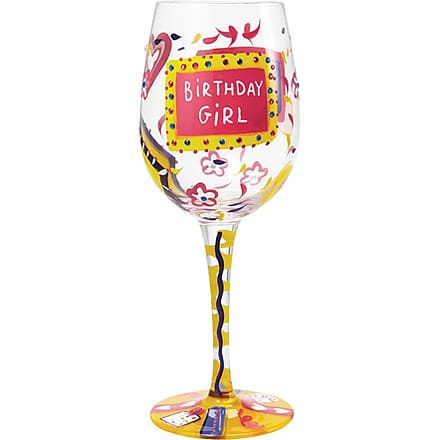 LOLITA Birthday Girl Wine Glass 15.5oz / 440ml (Single)