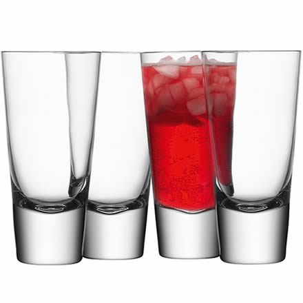 LSA BAR Long Mixer Glasses 11.1oz / 315ml (Pack of 4)