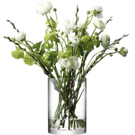 LSA COLUMN Vase/Candleholder 24cm (Single)