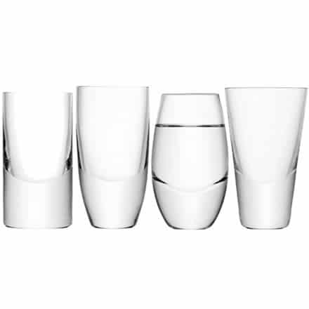 LSA LULU Vodka Glasses (Pack of 4 Assorted)