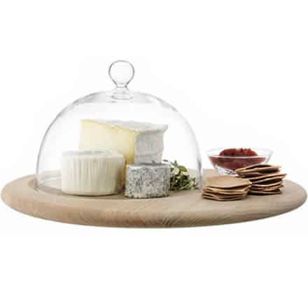 LSA SERVE Cheese Set & Oak Base 40cm (Single)