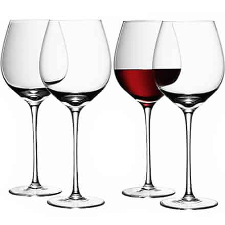 LSA WINE Red Wine Glasses 26.4oz / 750ml (Pack of 4)