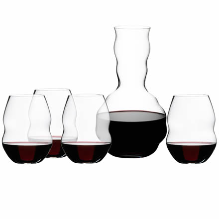 Riedel Swirl Red Wine Glasses & Decanter Set