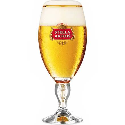 Stella Artois International Chalice Pint Glasses CE 20oz / 568ml (Case of 24)