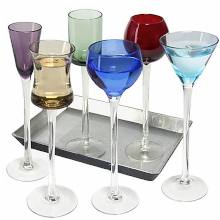 ARTLAND 7 Piece Long Stem Liqueur Set