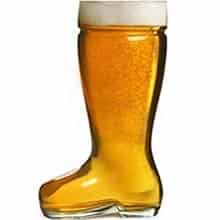 bar@drinkstuff Giant Glass Beer Boot 3.5 Pints / 2 litres (Single)