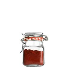 KILNER Square Clip Top Spice Jars 2.5oz / 70ml (Case of 12) Image