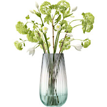LSA DUSK Vase 28cm Green/Grey (Single) Image